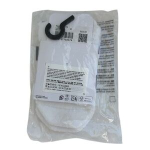 Lululemon Unisex Terry Quarter Socks White